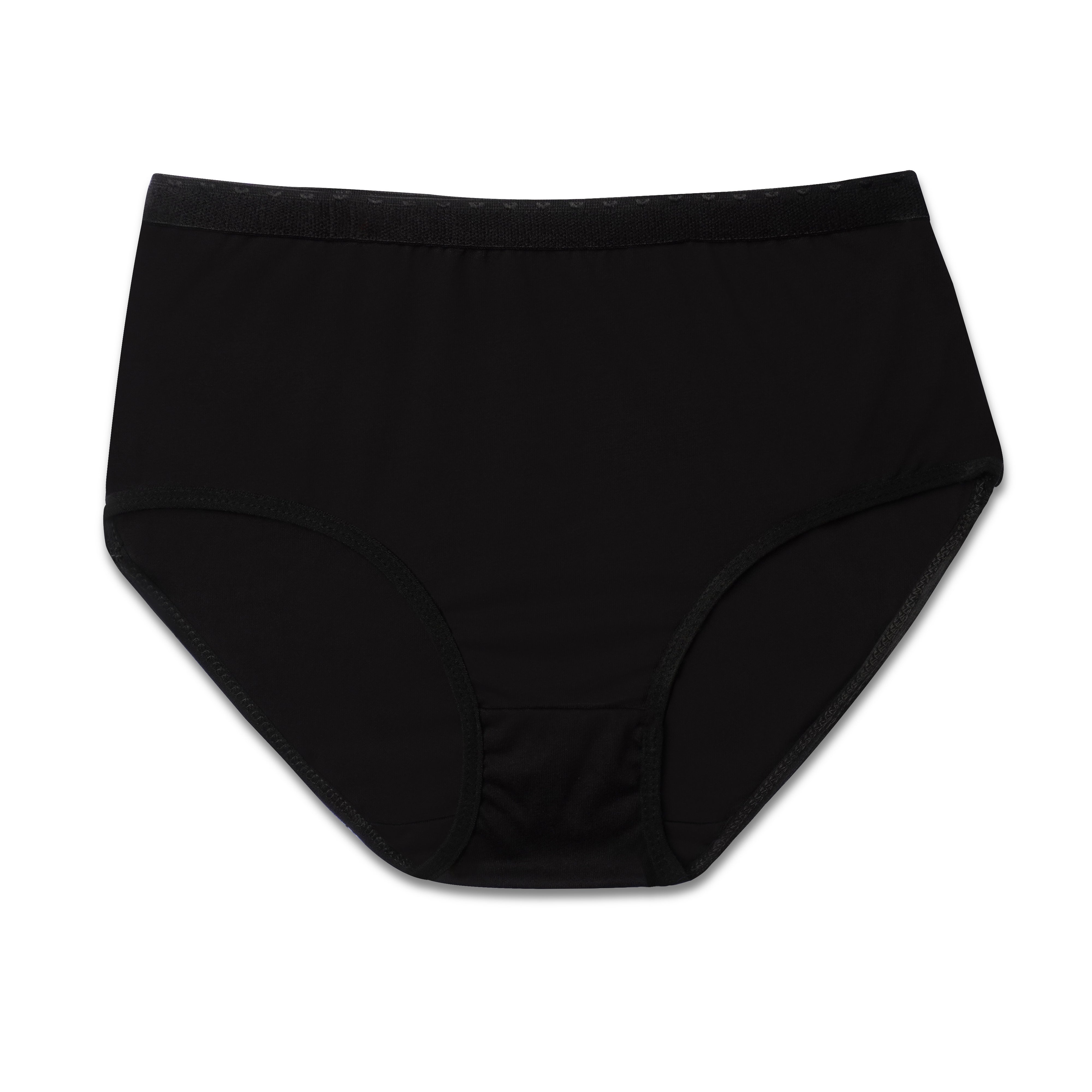 Black Cotton Underwear – High Waist Pant