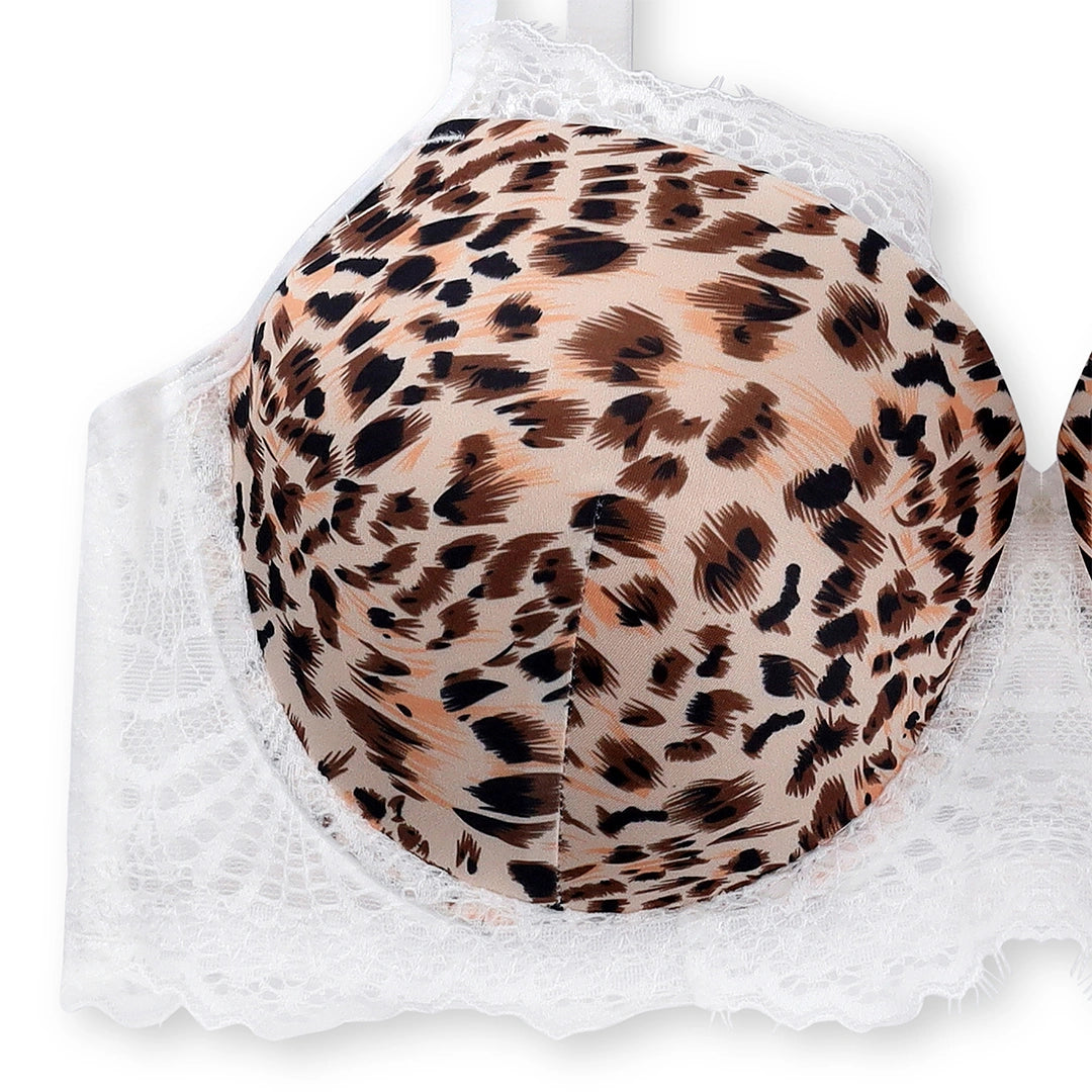 Sajiero Bra Set - lace Cheetah