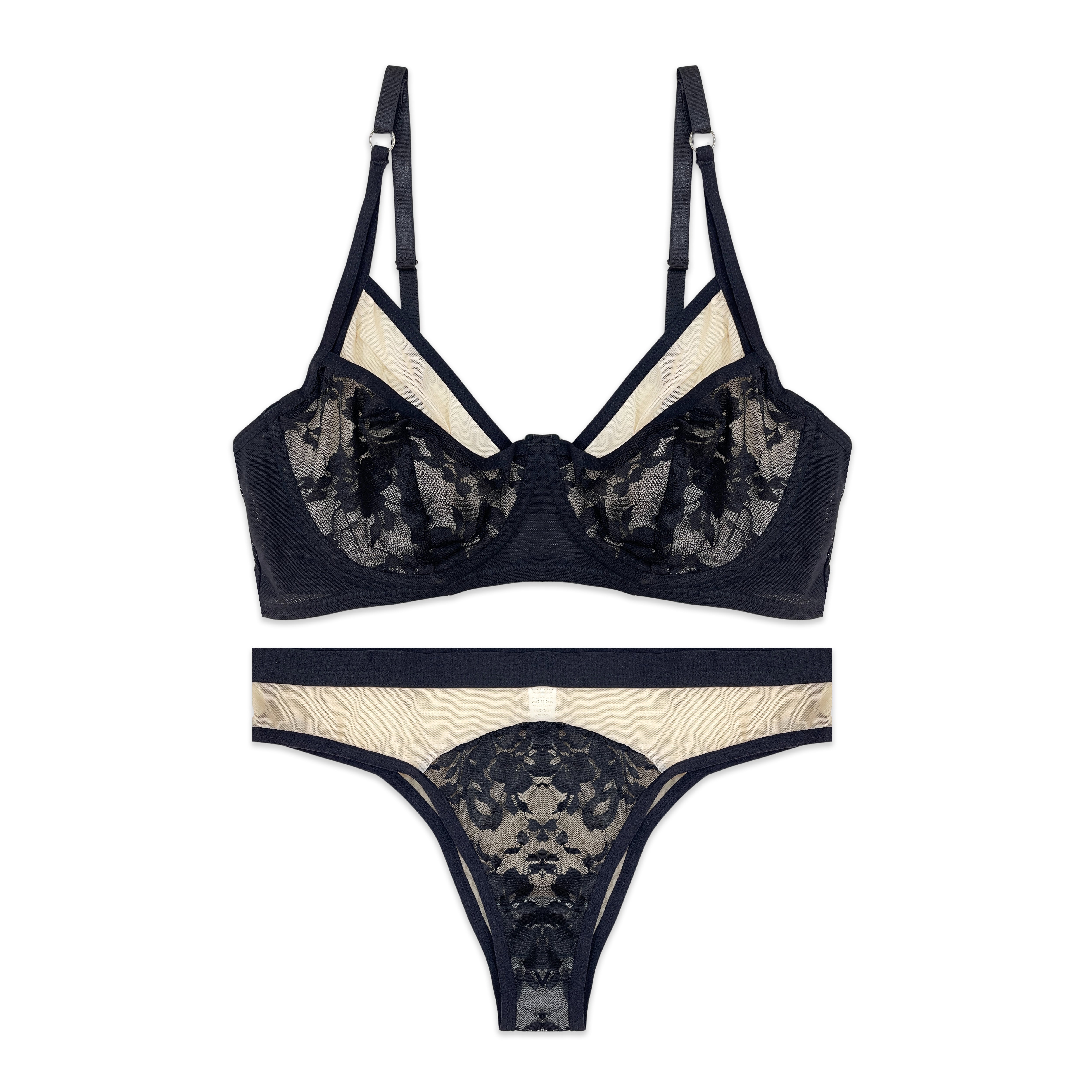 Bra Set - Obsidian Veil