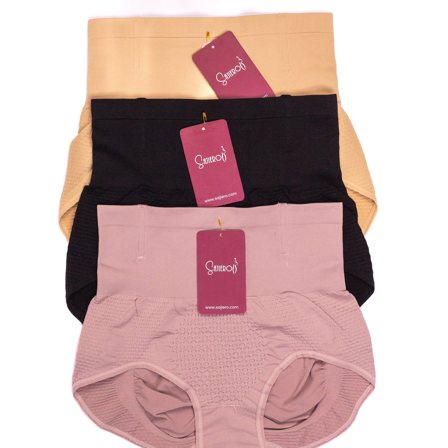 Plus Size Waist Rib Cotton Panty