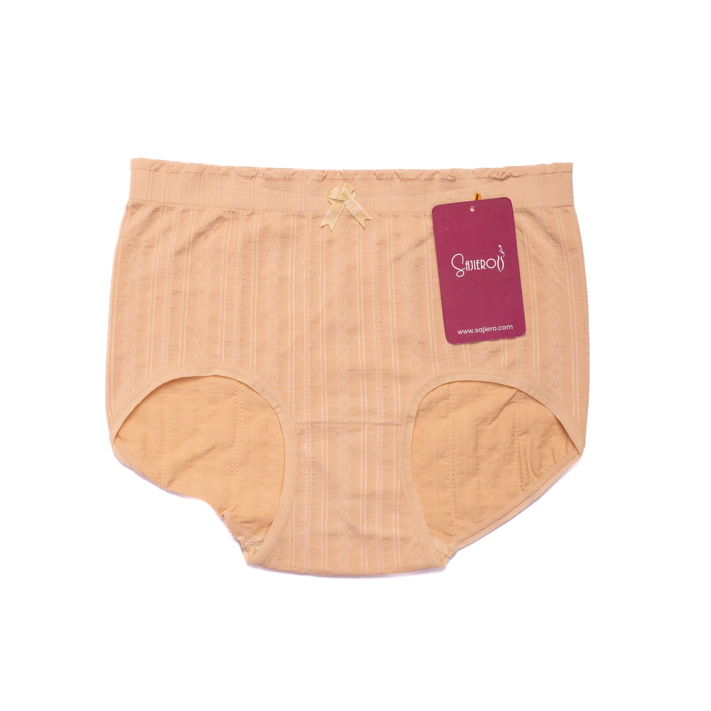 Plaid Pattern Brief Cotton Panty