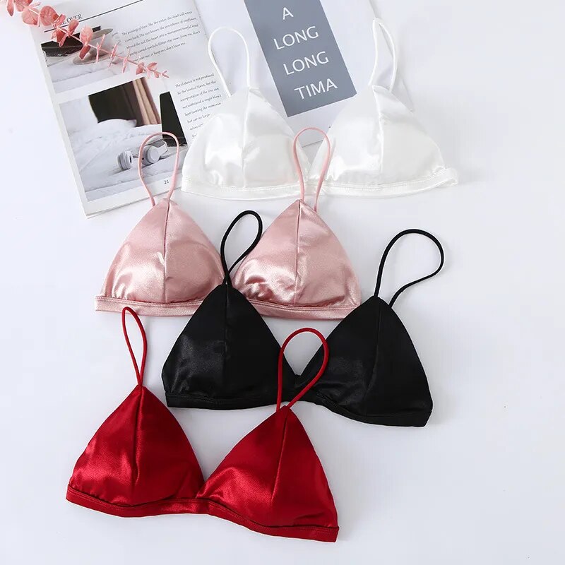 Super Satin Silk Single Buckle Bra