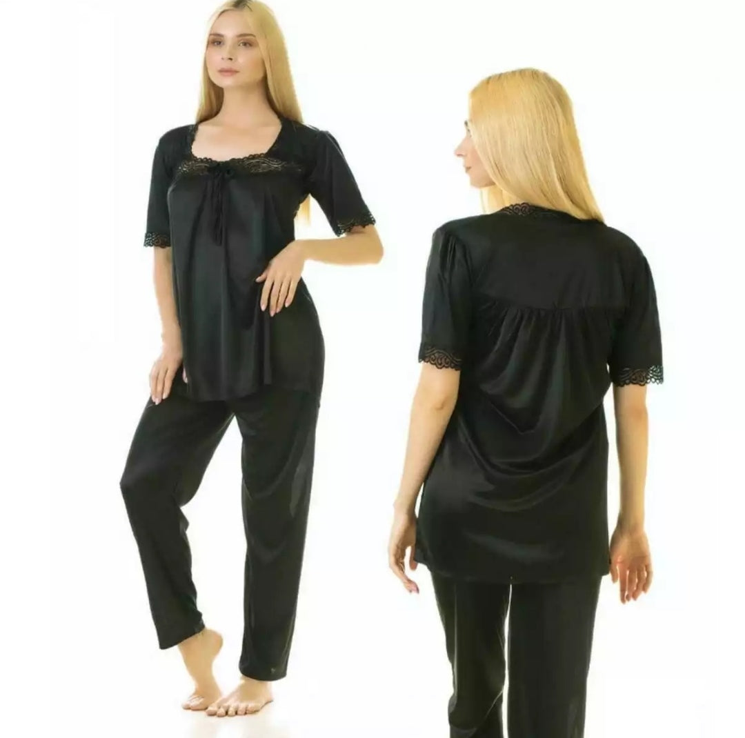 Sajiero Silk Pajama Suit - Silk Whisper