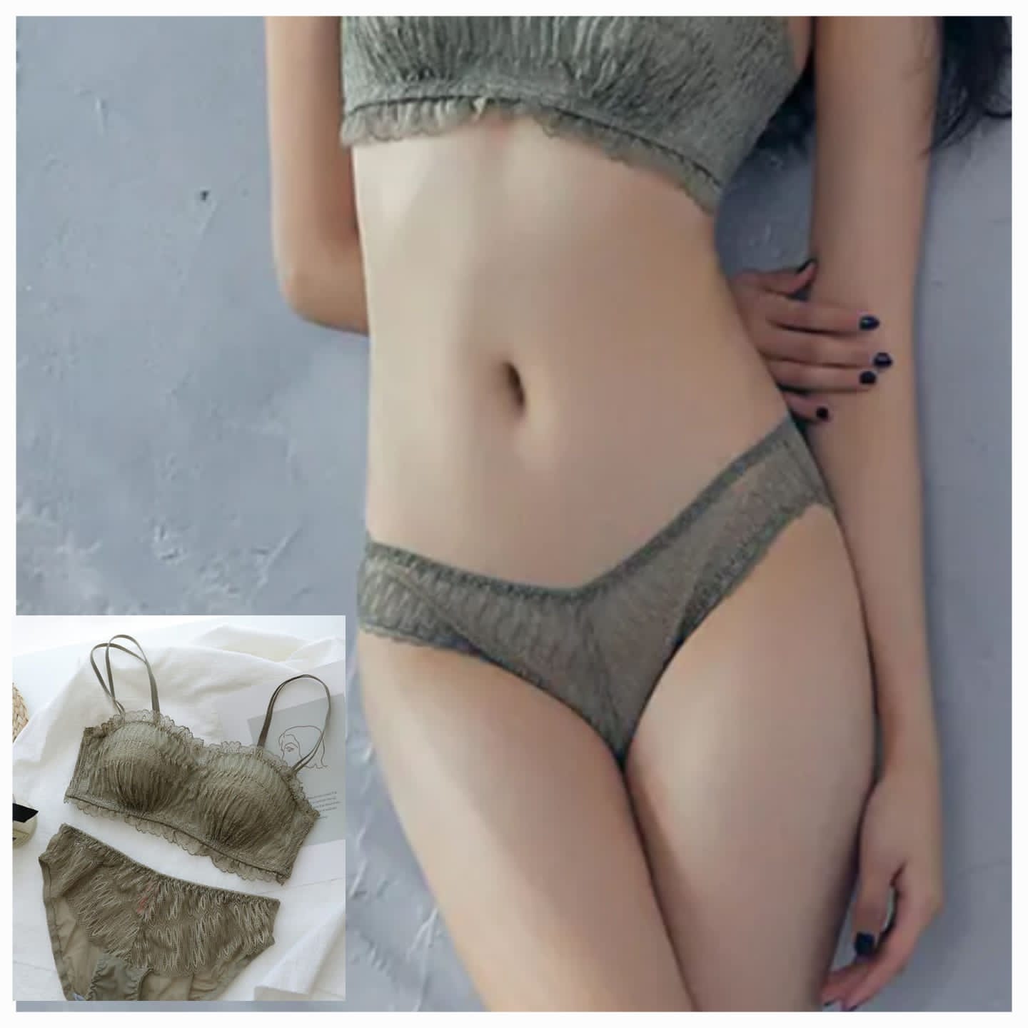 Sleek Padded Ultra Thin Bra and Panty set