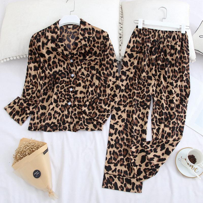 Galaxy Pajama Suit Printed Leopard