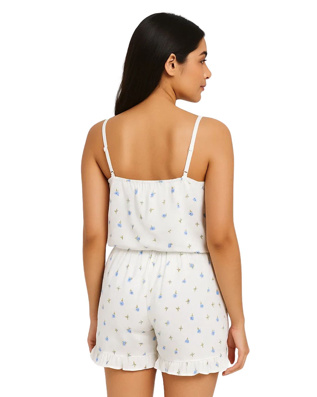 Silk Cami Sets - Satin Floral