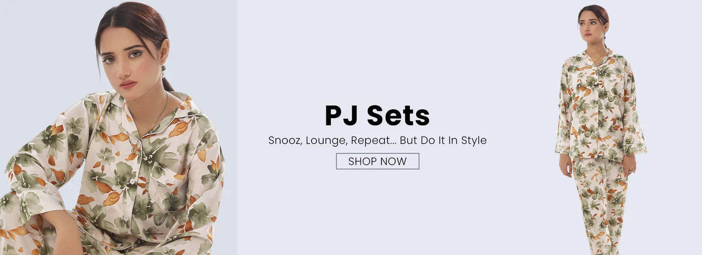 Buy Women's PJ Sets in Pakistan – Summer Nightwear Online