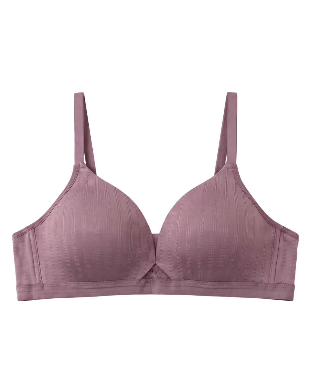 Padded Non-Wired T-Shirt Bra - Reem - Purple