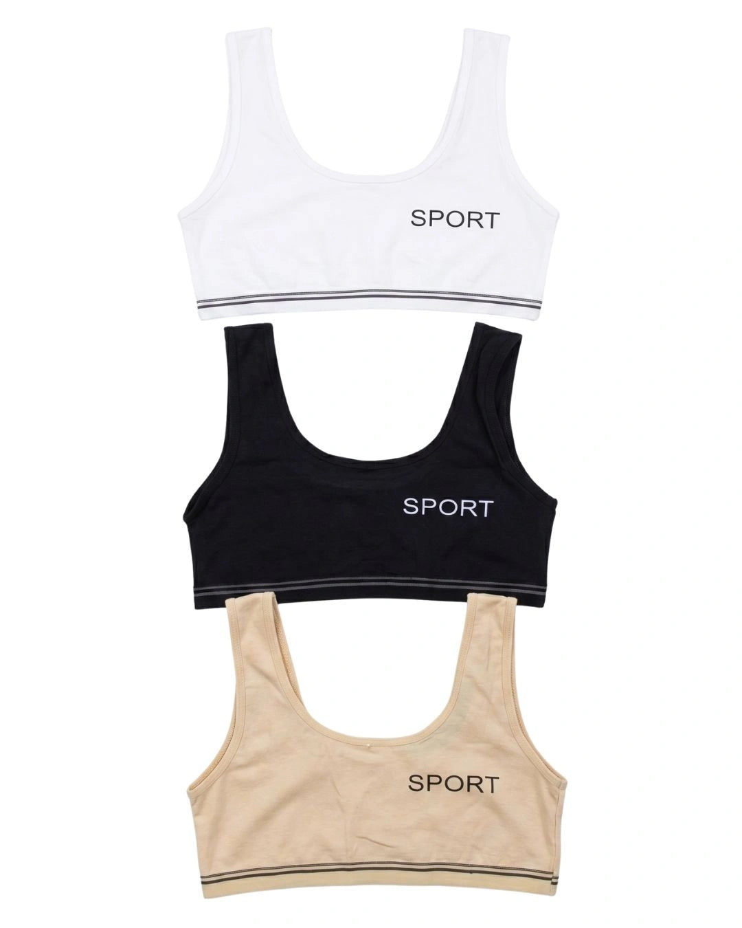 Pack Of 3 Teenage Bra - Sportica