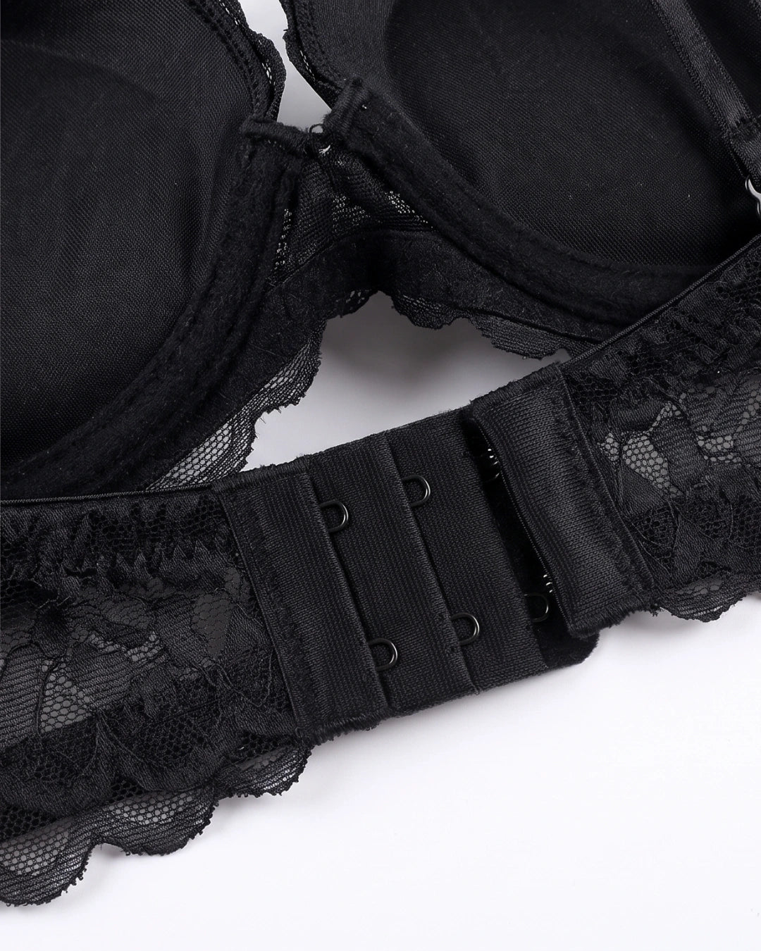 Padded Push-up Bra - Rose - Black