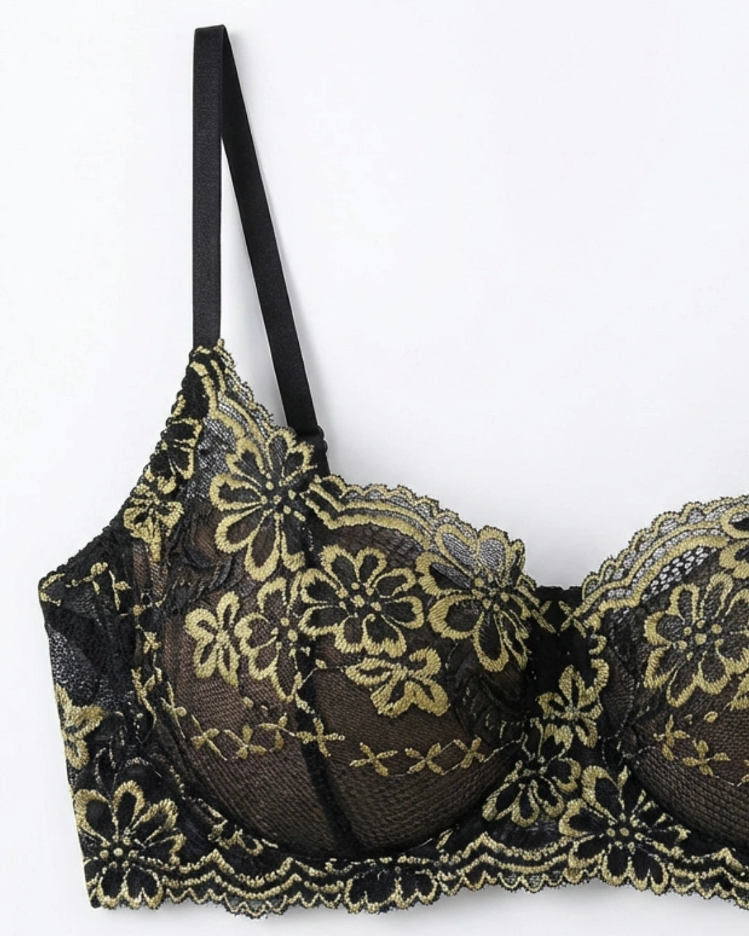 Non-Padded Lace Bra - Nora