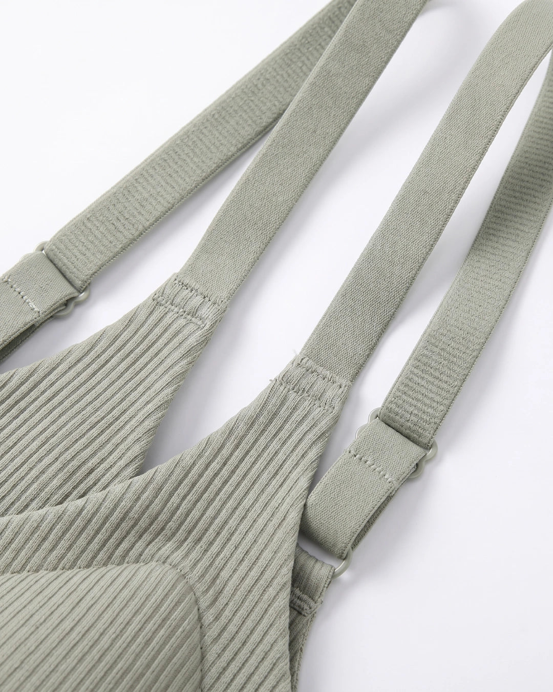 Padded Seamless Curve Bra - Olive Green