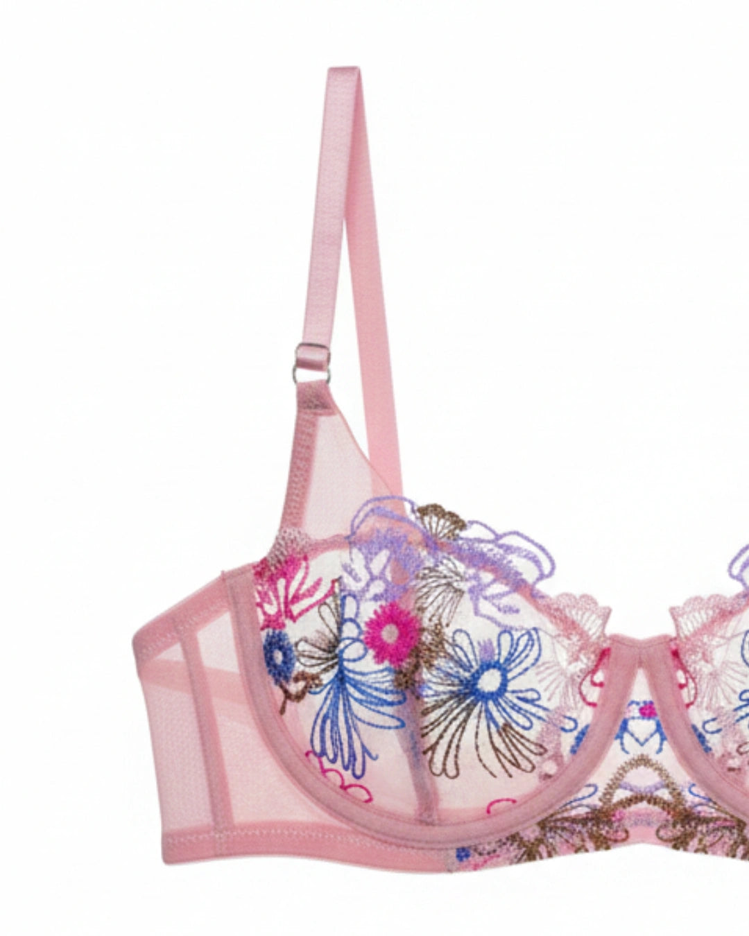 Non-Padded Bra - Luna - Pink