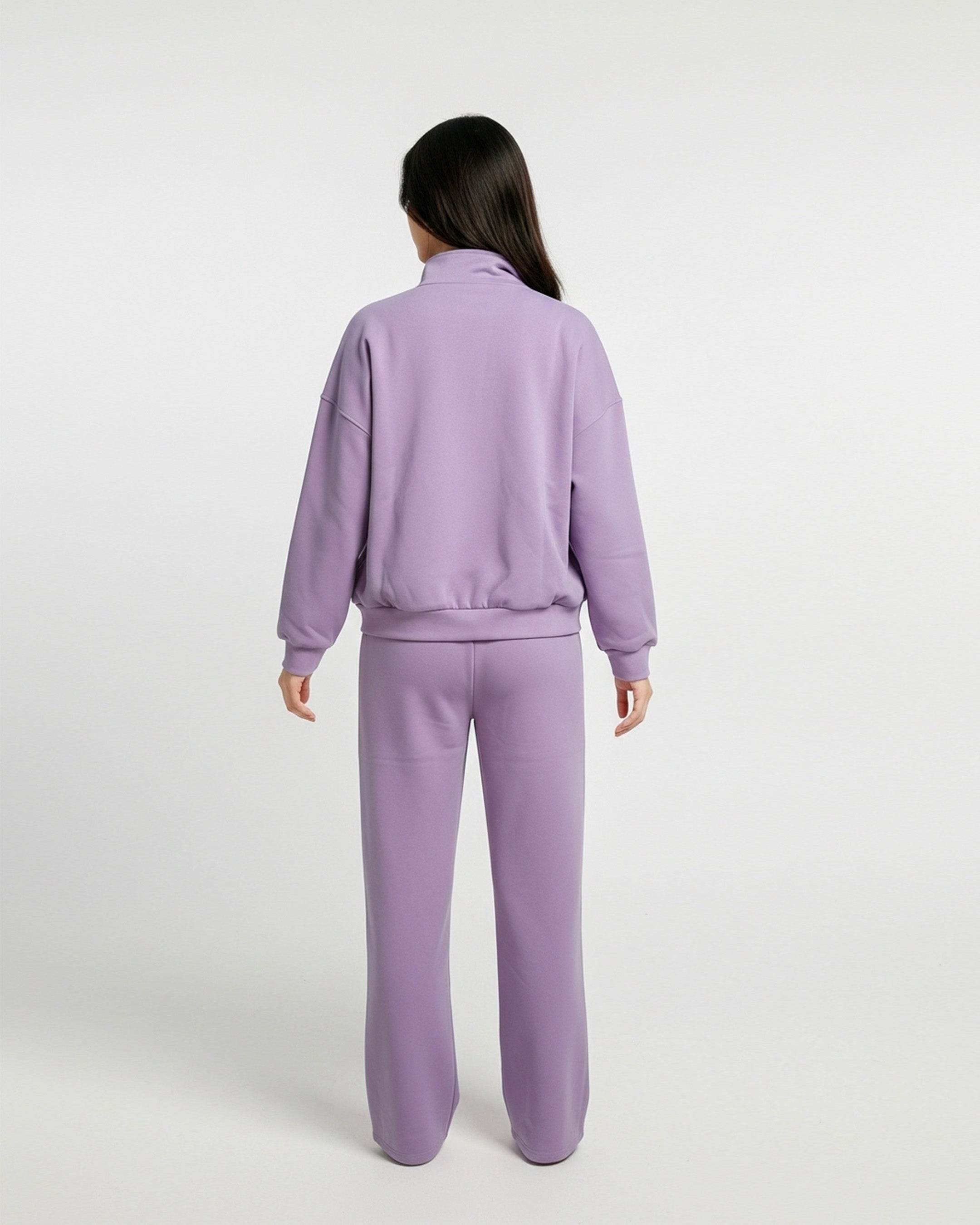 Fleece Tracksuit – Daily Move - Purple