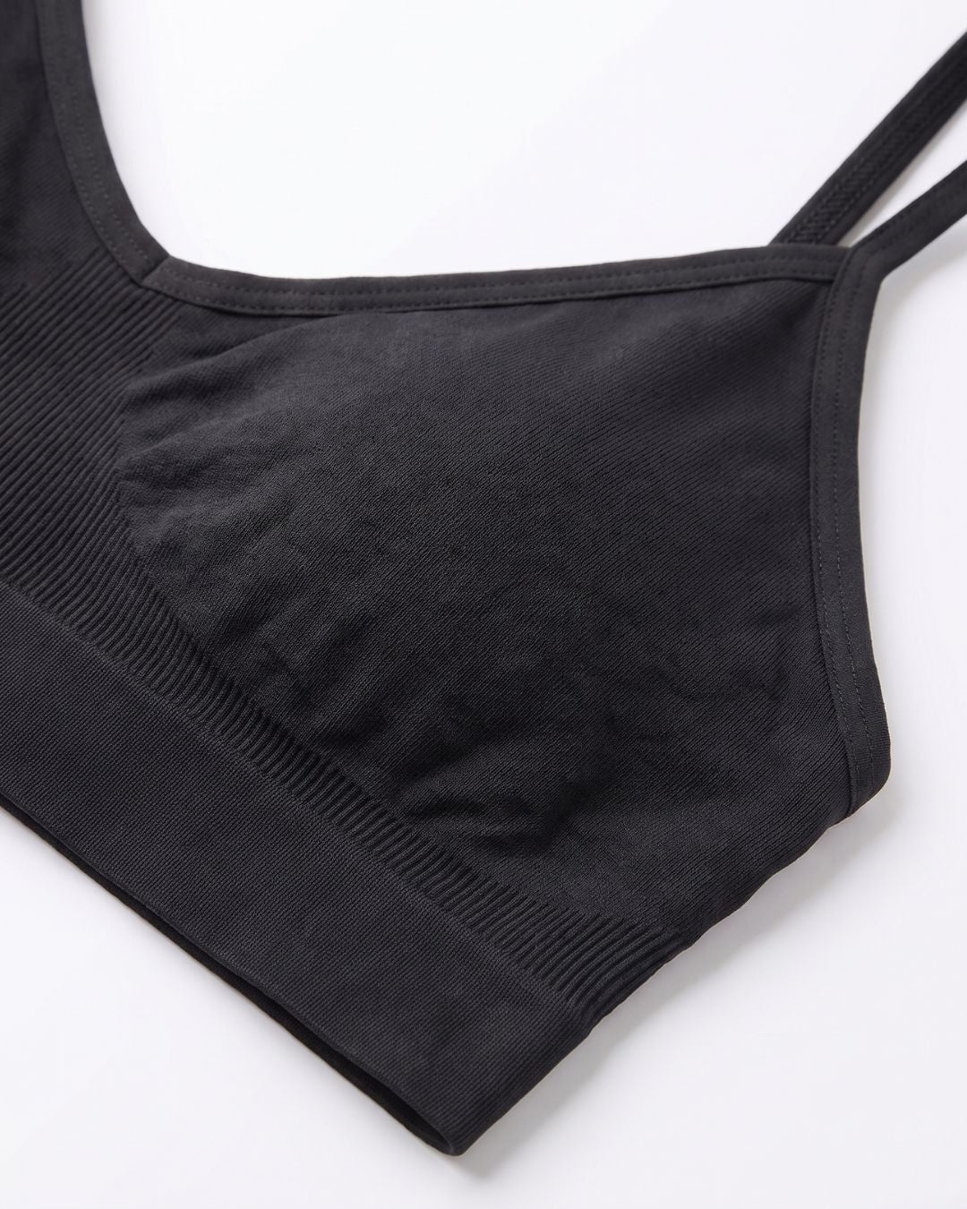 Non Padded Non Wired Bralette - SoftFit - Black