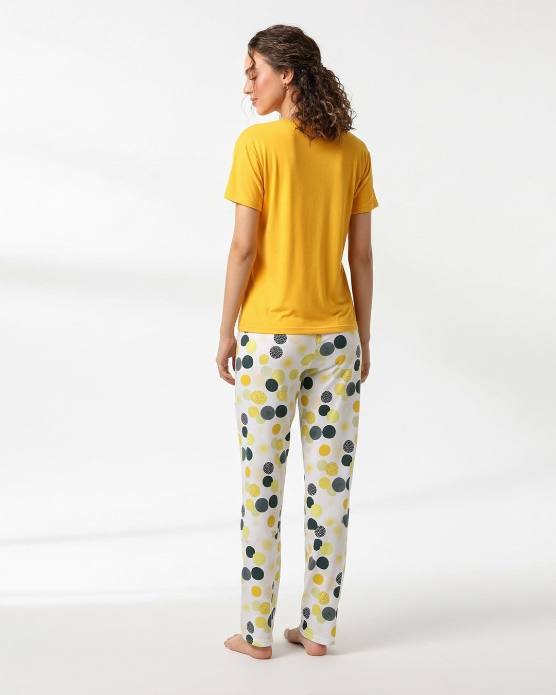 Cotton PJ Set - Yellow Chic