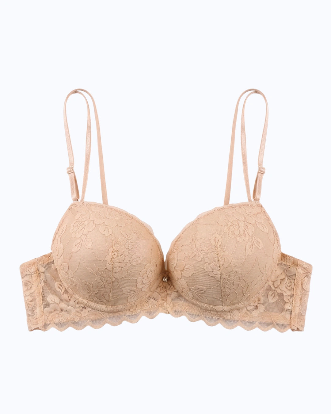 Padded Push-up Bra - Rose - Skin