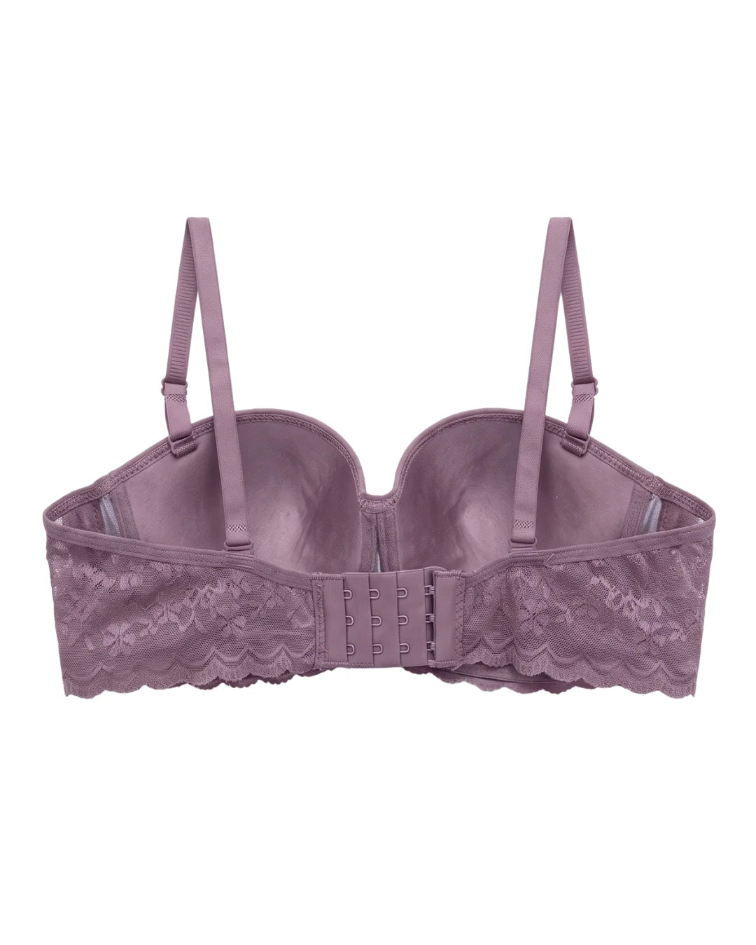 Padded Underwired Push-up Bra - Flowia - Purple