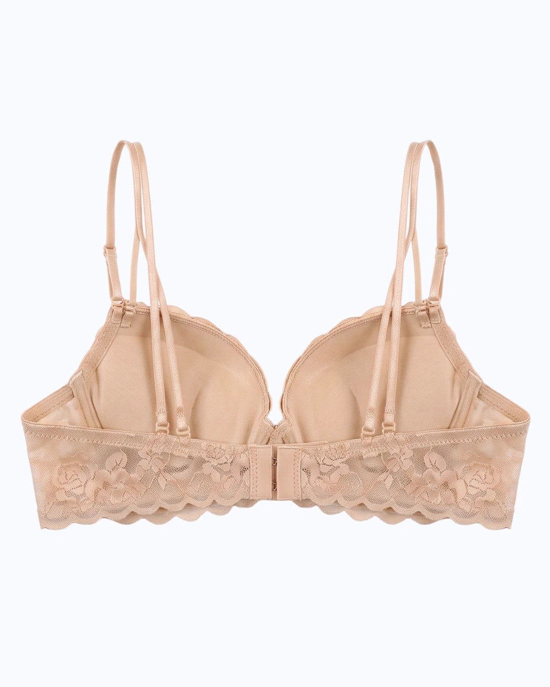 Padded Push-up Bra - Rose - Skin