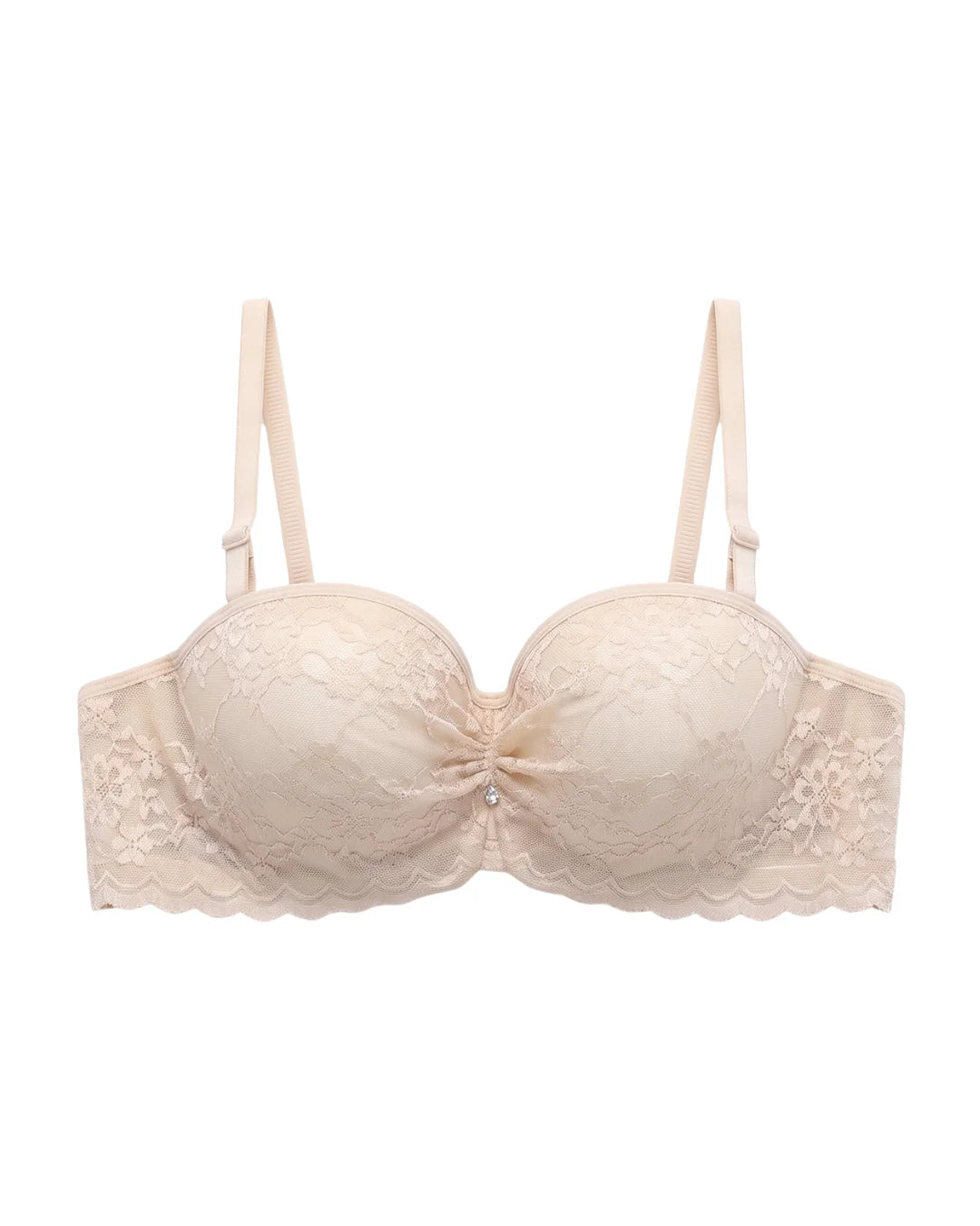 Padded Underwired Push-up Bra - Flowia - Skin
