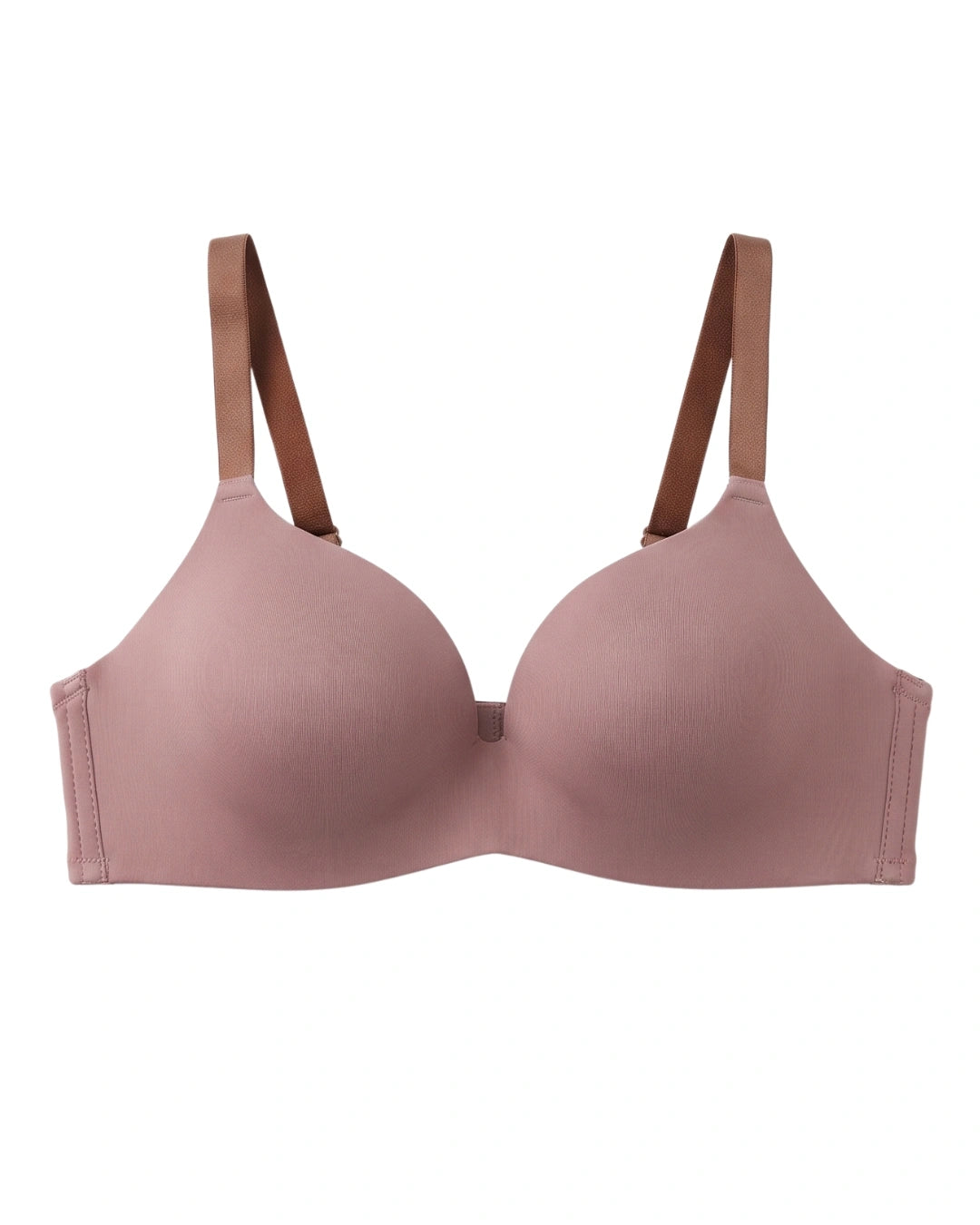 Padded Non Wired T-Shirt Bra - Nancy - Brown