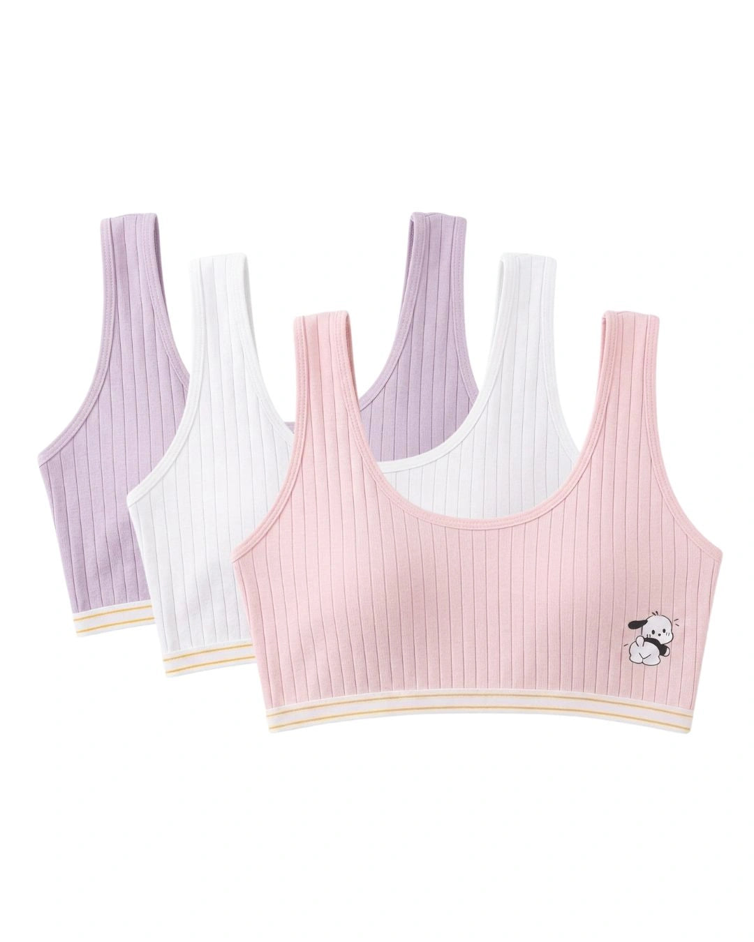 Pack Of 3 Teenage Bra - Woof