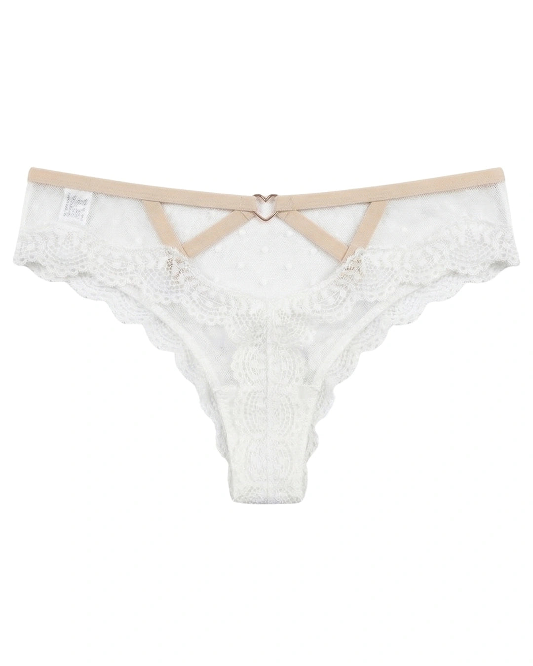 Thong Panty - Noir Glow - White