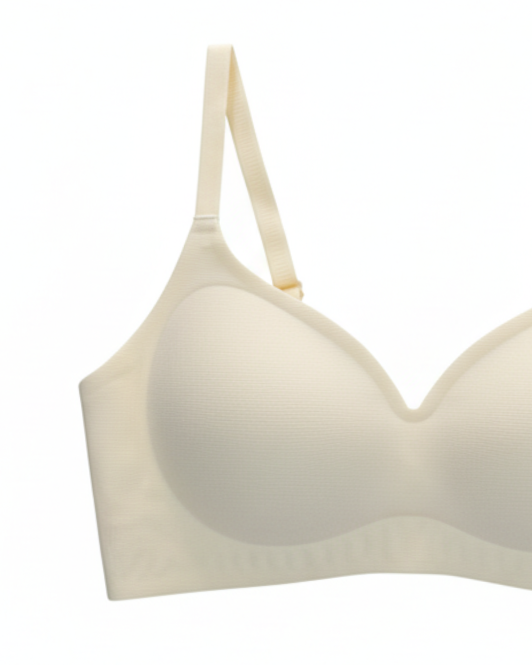 Padded Seamless Pure Bra - Off White