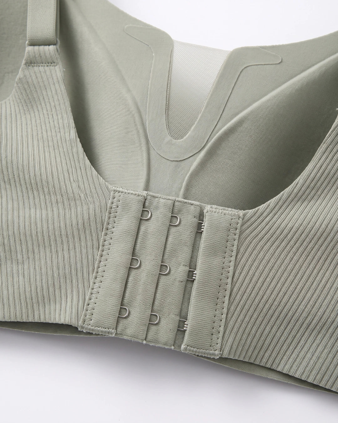 Padded Seamless Curve Bra - Olive Green