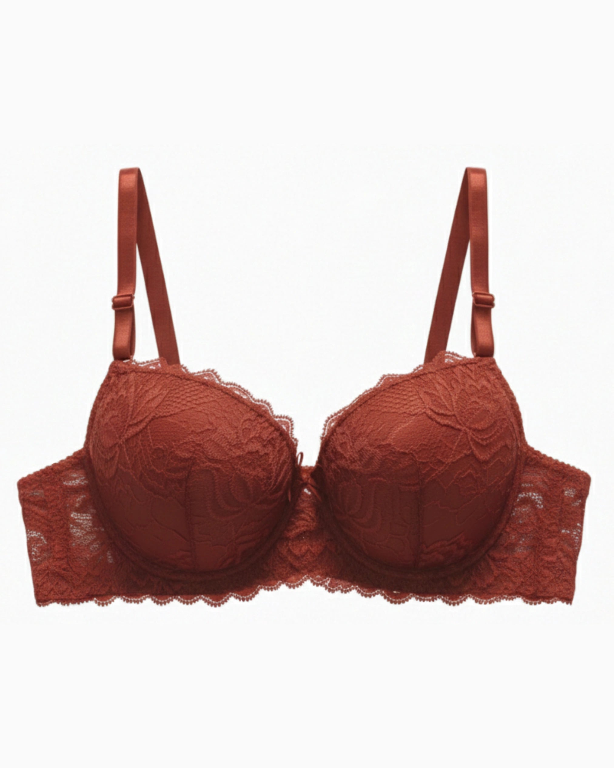 Padded Bra Set -  Embro - Rust