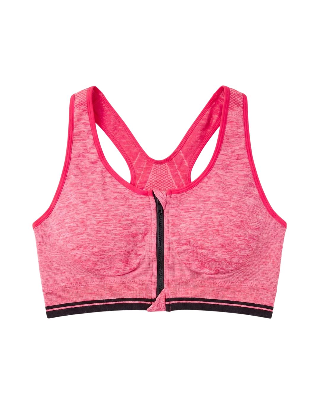 Sports Bra - Zip Fit - Pink