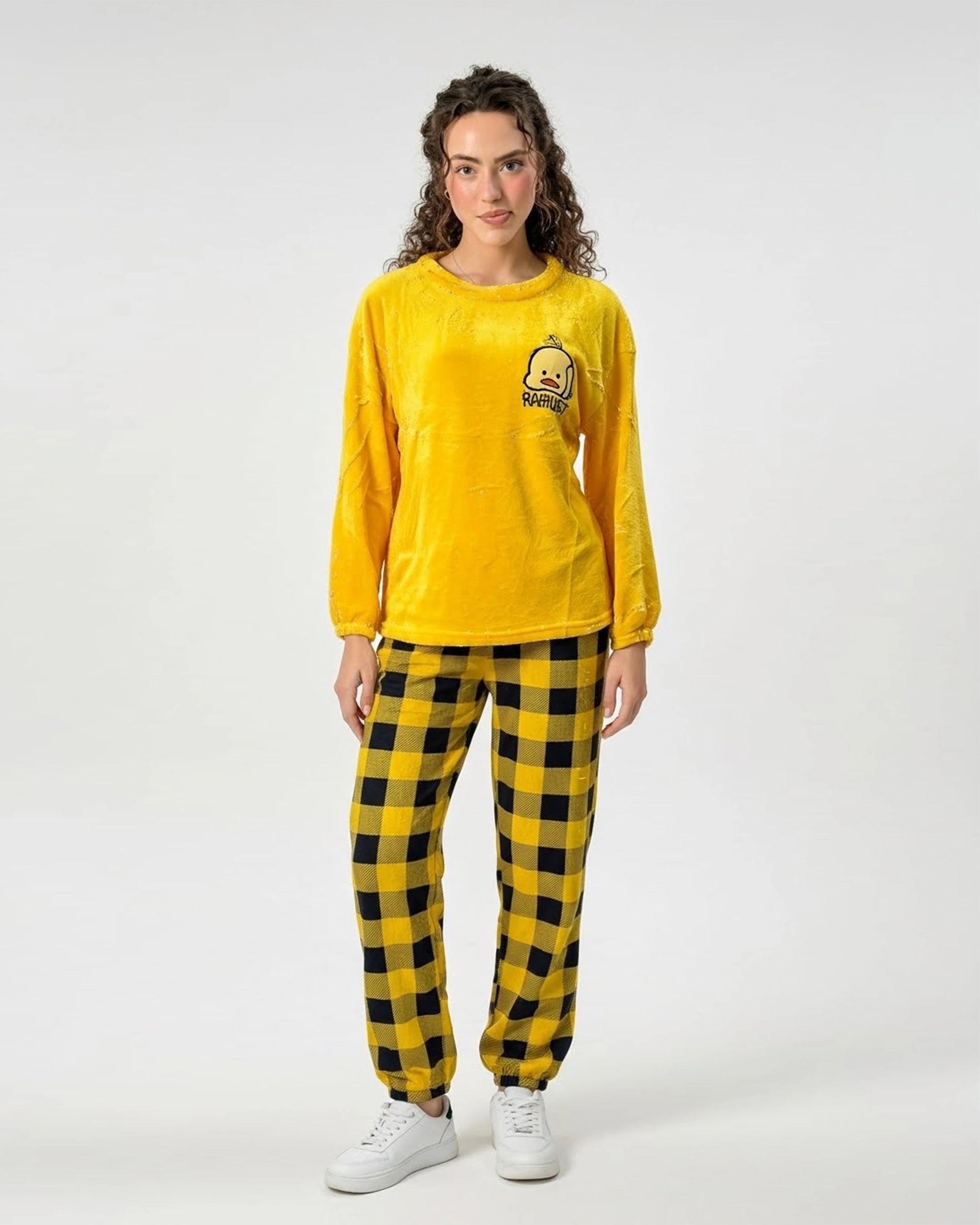 Fleece Pajama Suit - Warm Hive