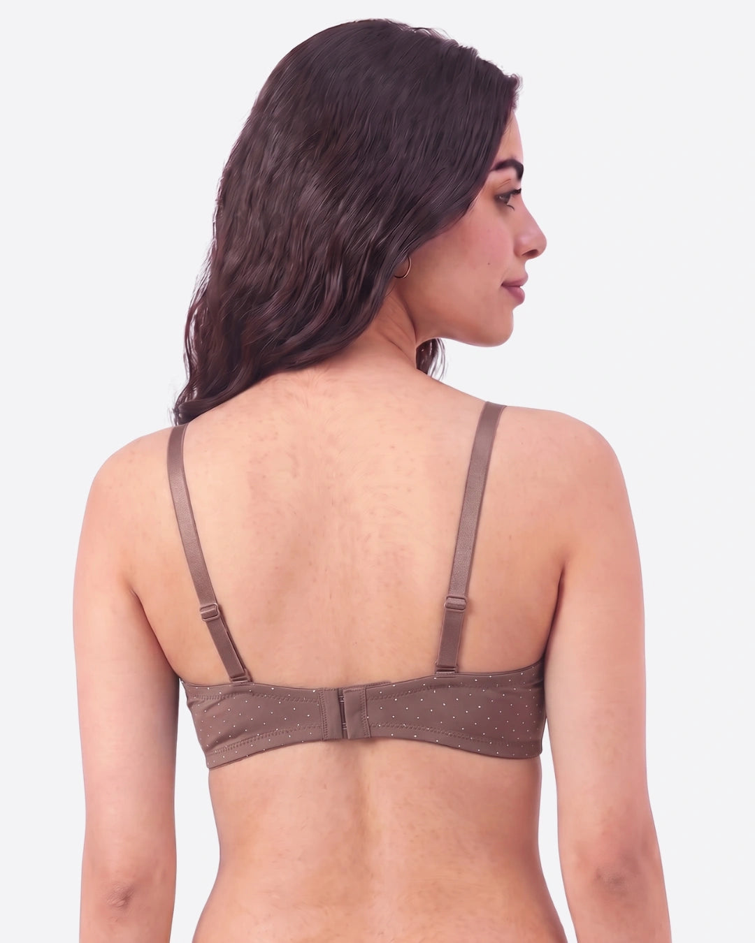 Padded Non Wired T-Shirt Bra - June - Brown