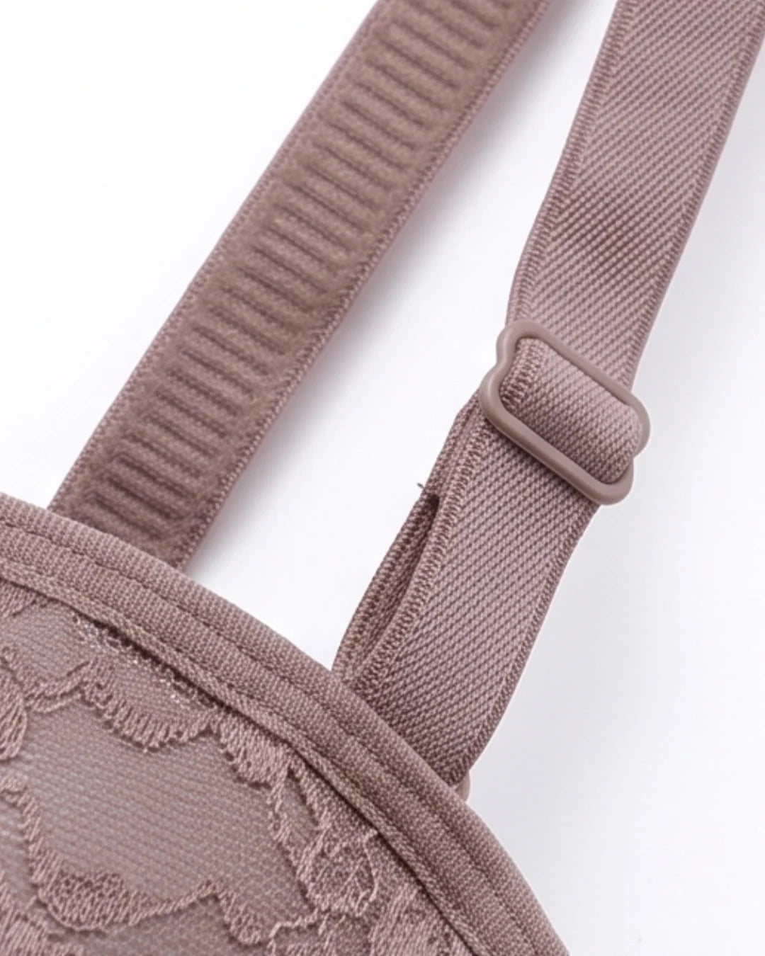 Padded Underwired Push-up Bra - Flowia - Brown