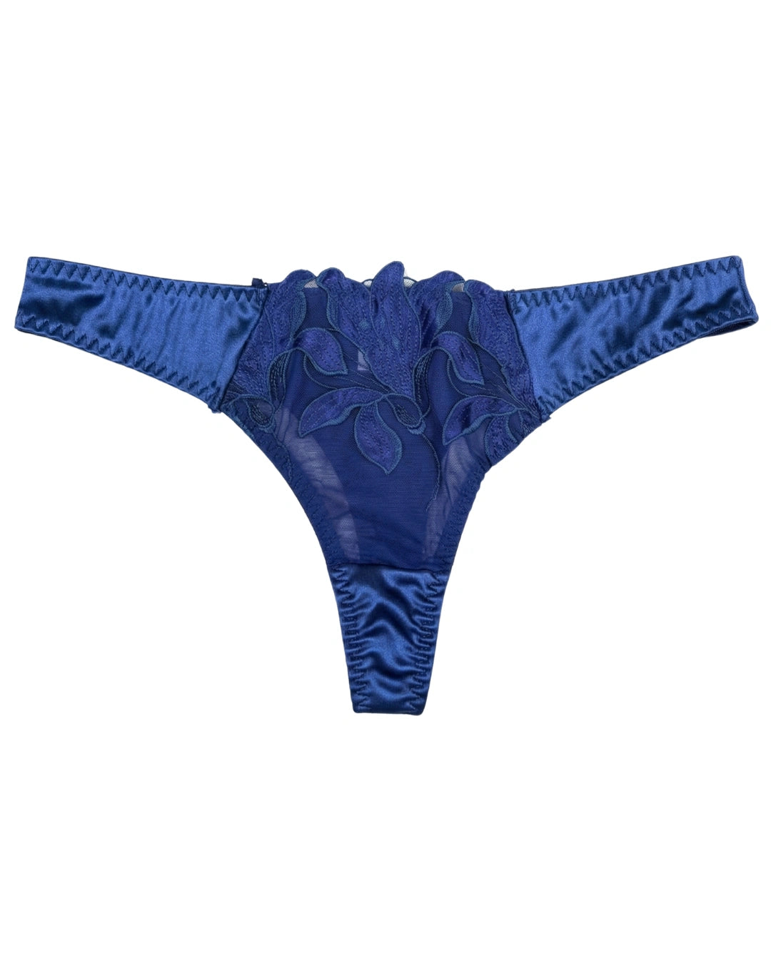 Padded Bra Set - Sapphire Bloom - Blue