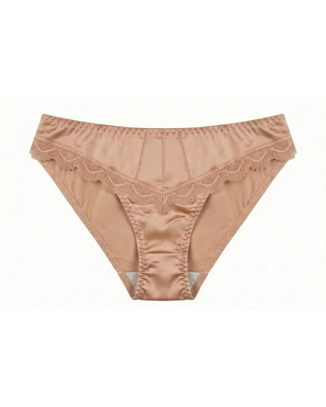 Cotton Bikini - Crimson Lace - Skin