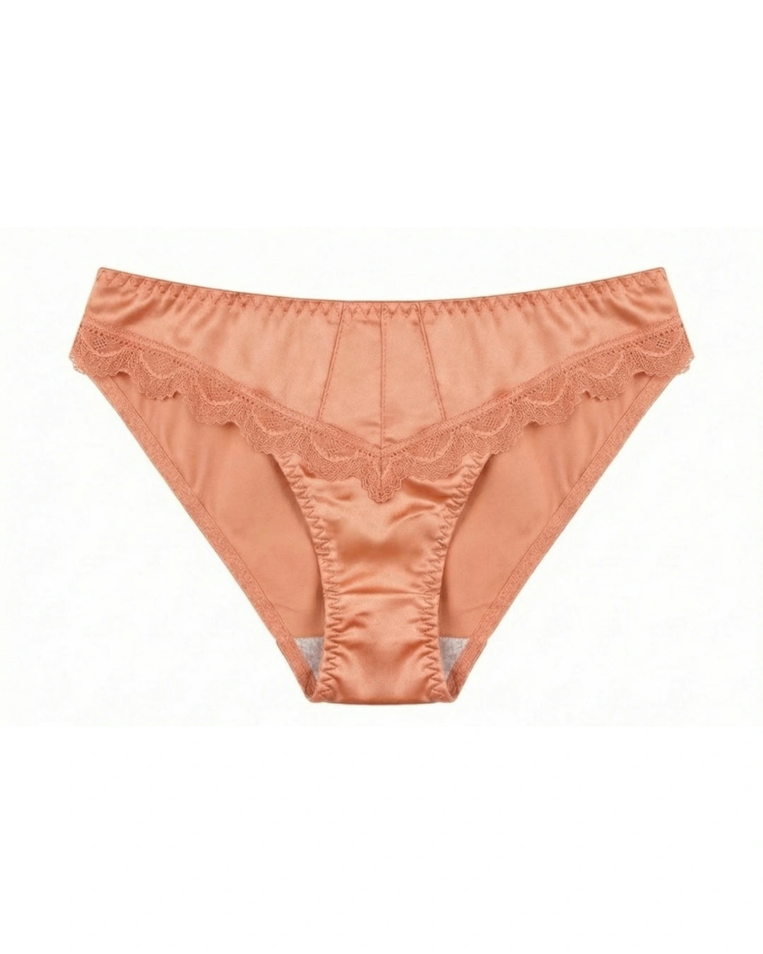 Cotton Bikini - Crimson Lace - Peach