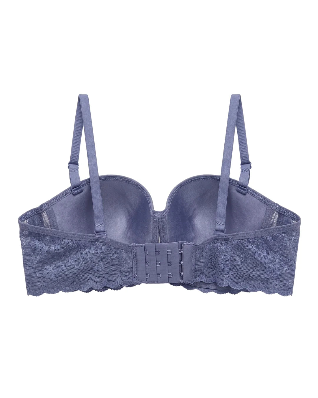 Padded Underwired Push-up Bra - Flowia - Grey