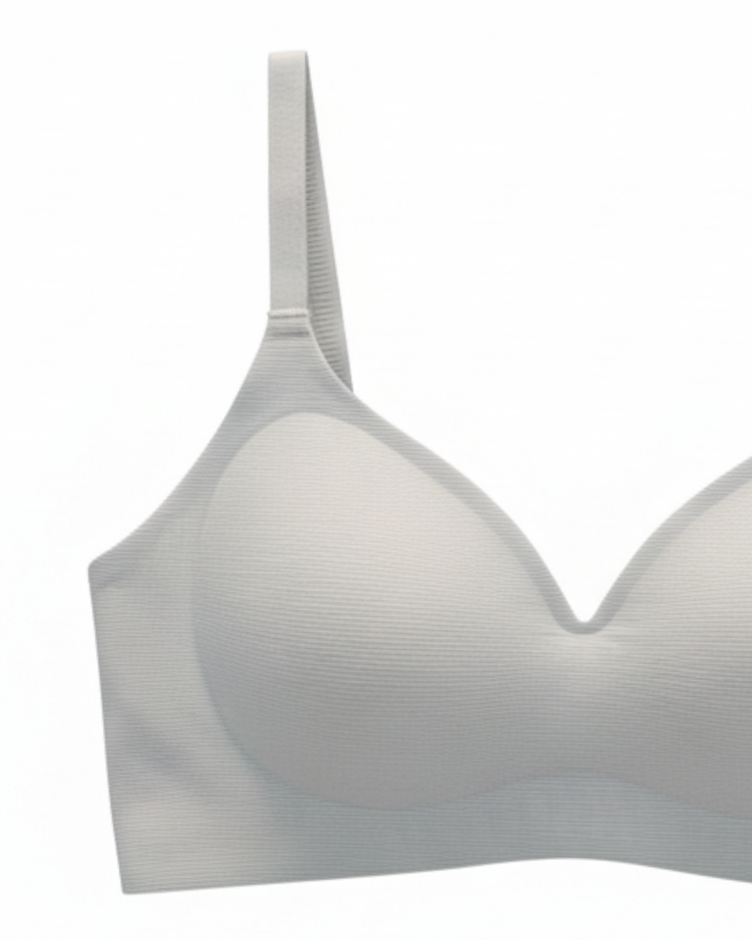 Padded Seamless Pure Bra - Grey