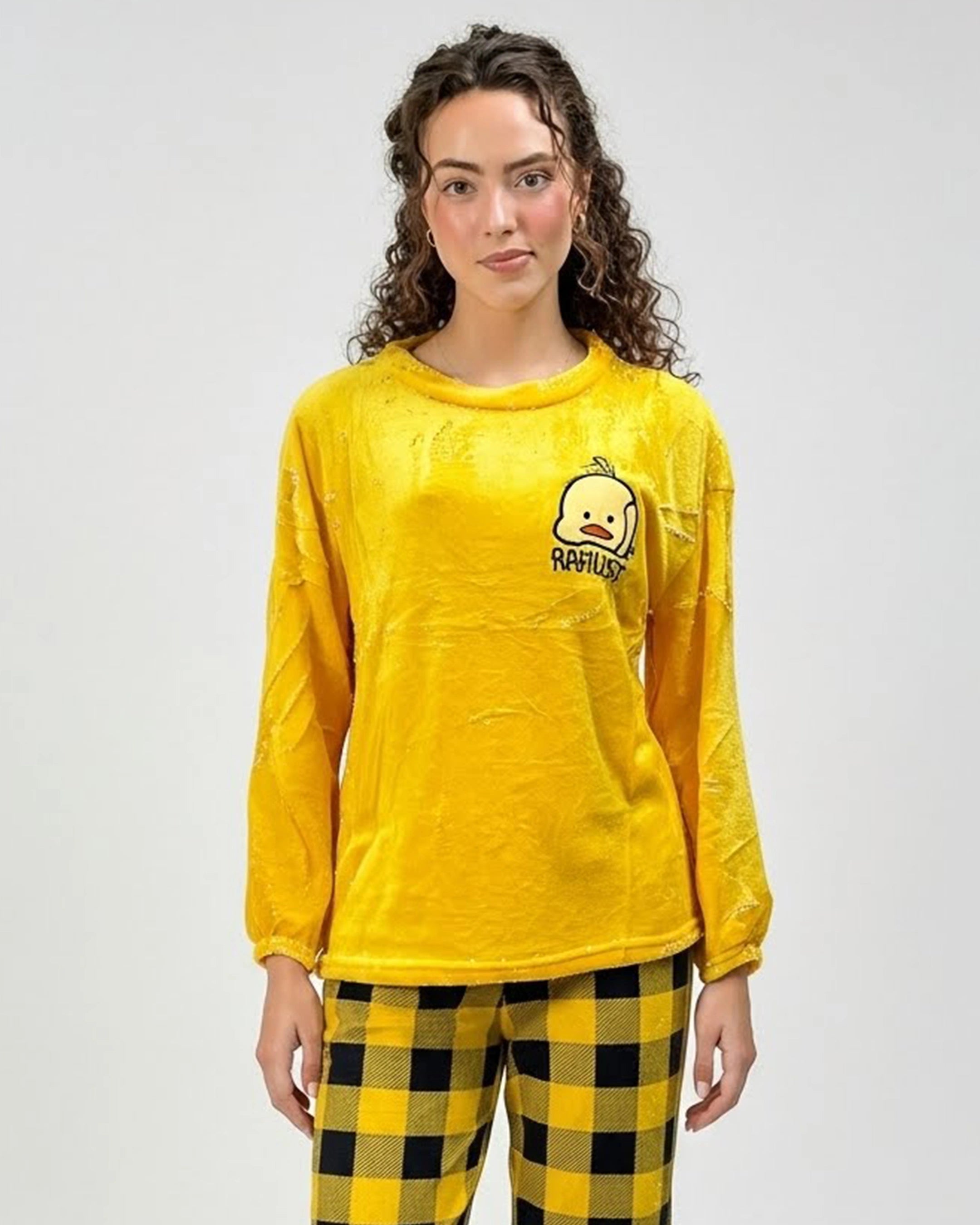 Fleece Pajama Suit - Warm Hive