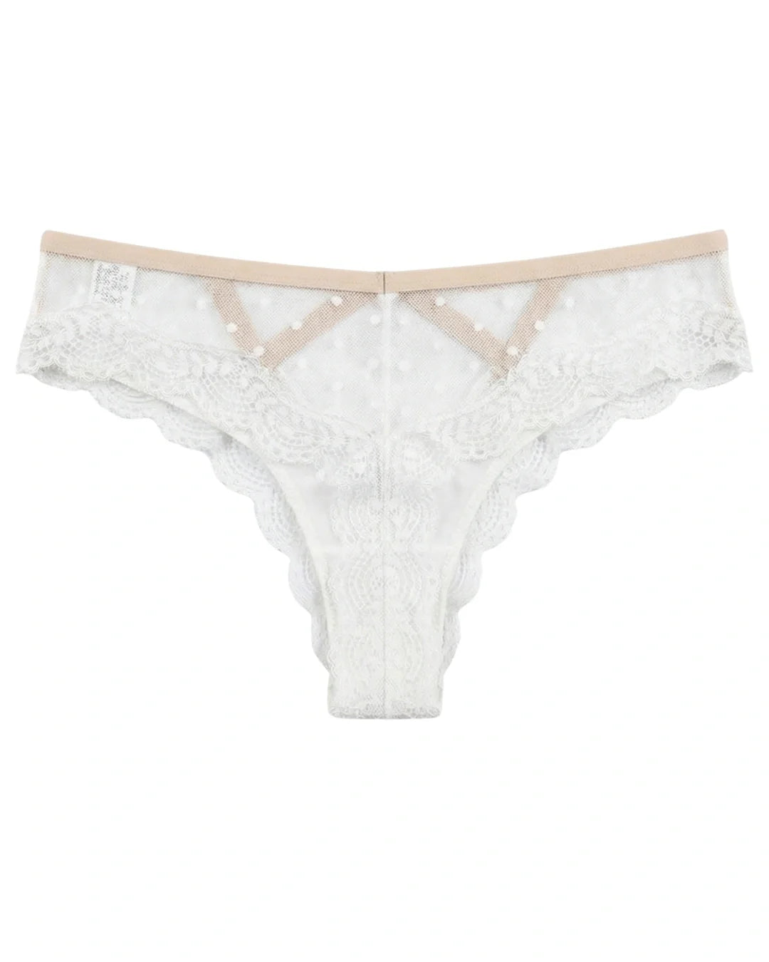 Thong Panty - Noir Glow - White