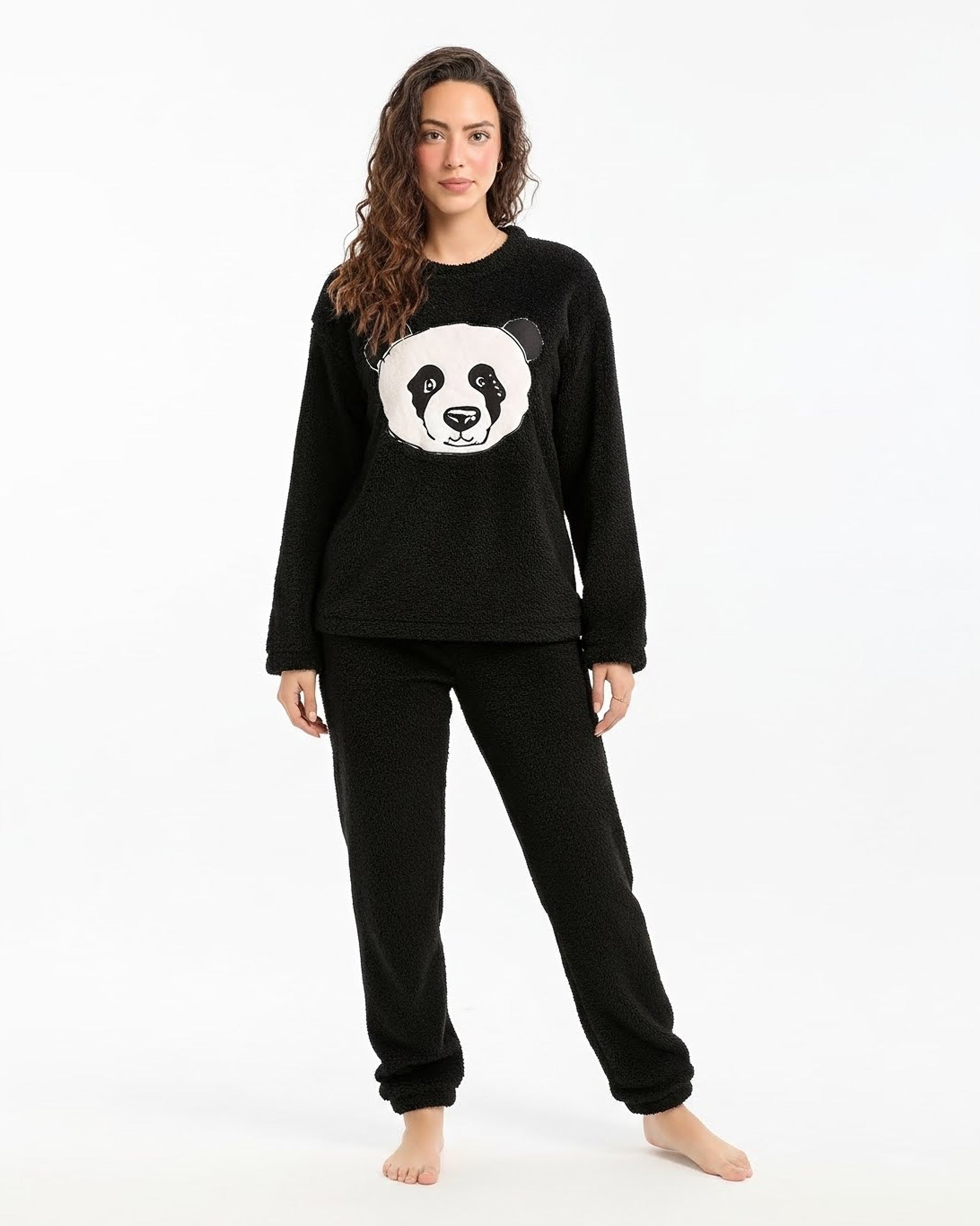 Fleece Pajama Suit - Panda Night
