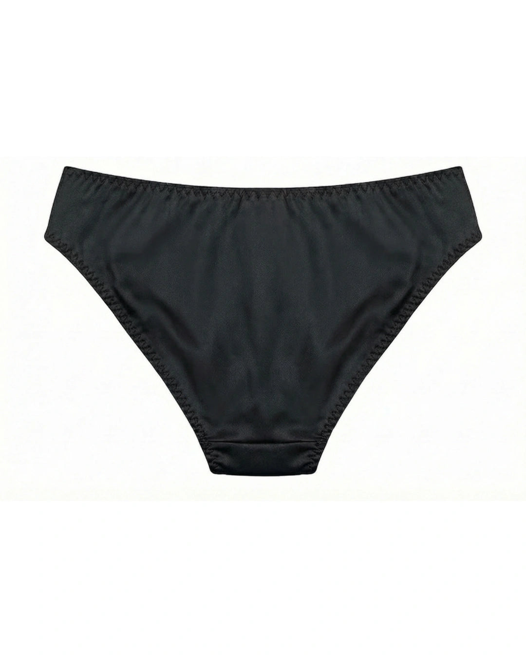 Cotton Bikini - Crimson Lace - Black