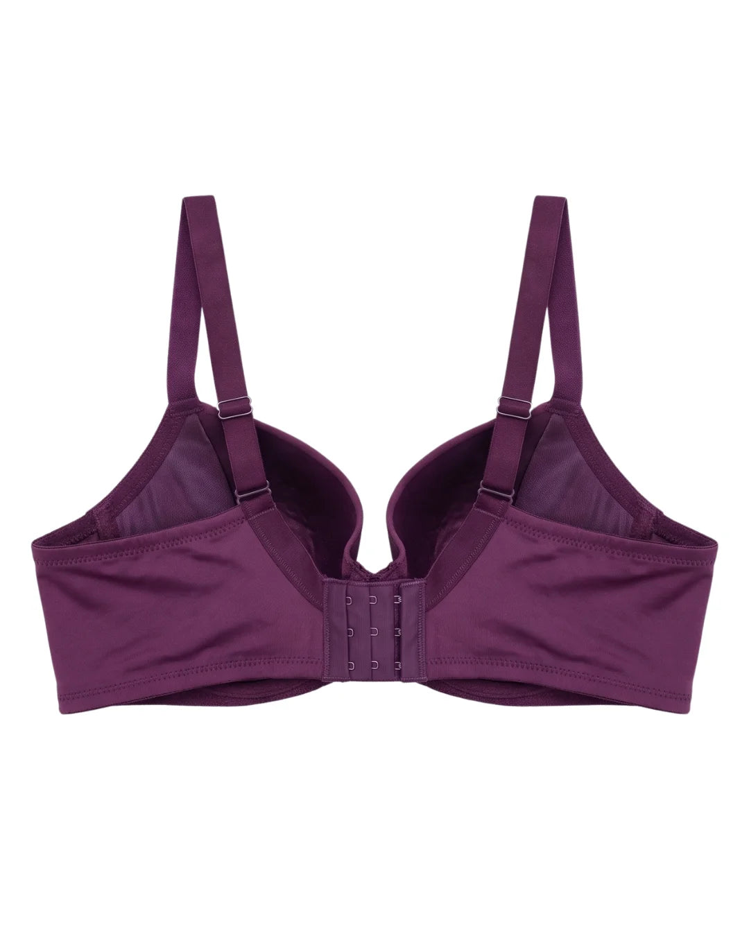 Padded Wired Push-up Bra - Selene - Dark Purple