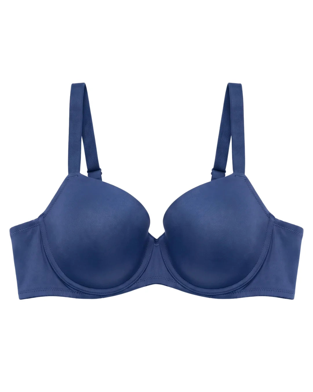 Padded Wired Push-up Bra - Selene - Blue