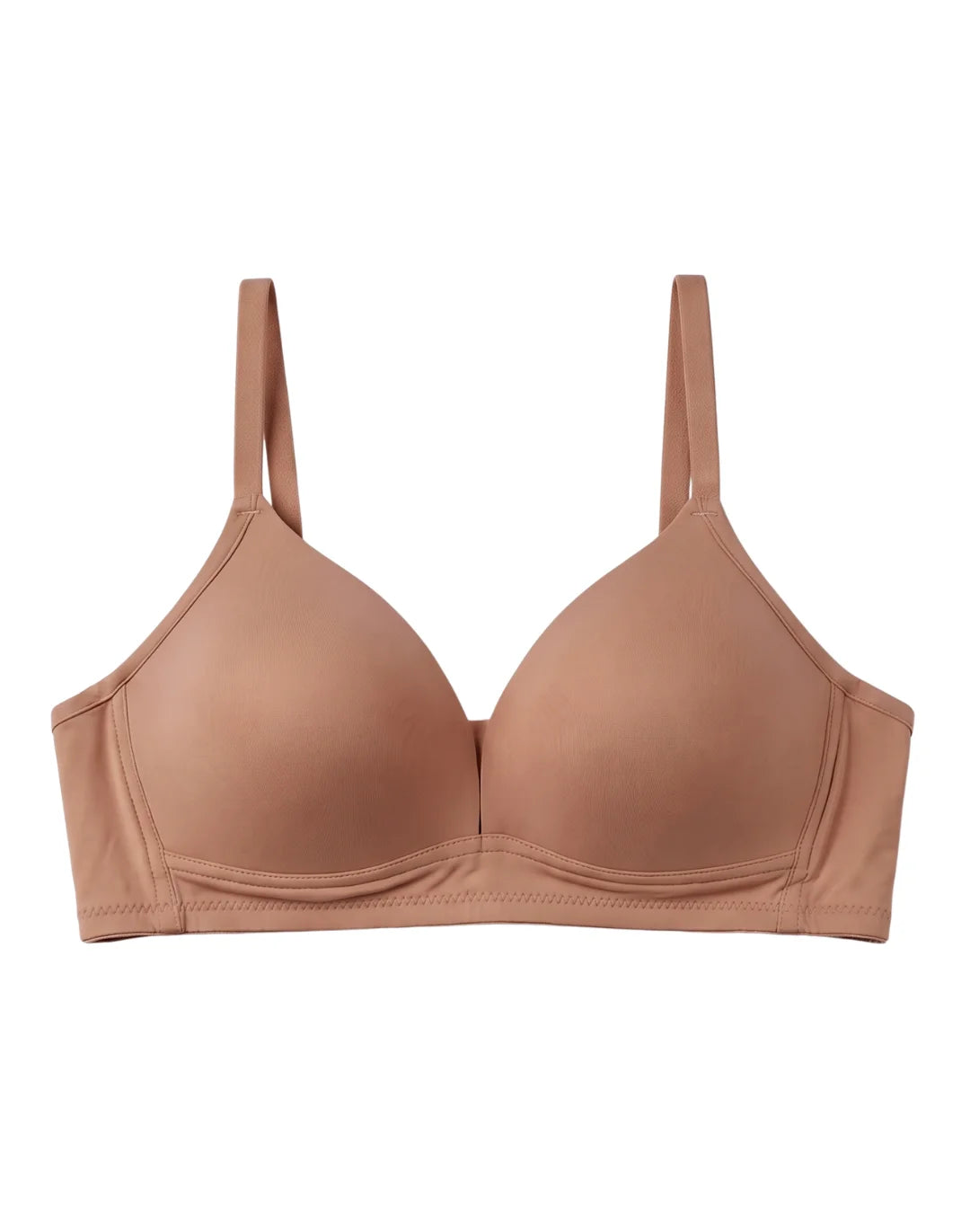 Light Padded Non-Wired T-Shirt Bra - Essentia - Dark Skin