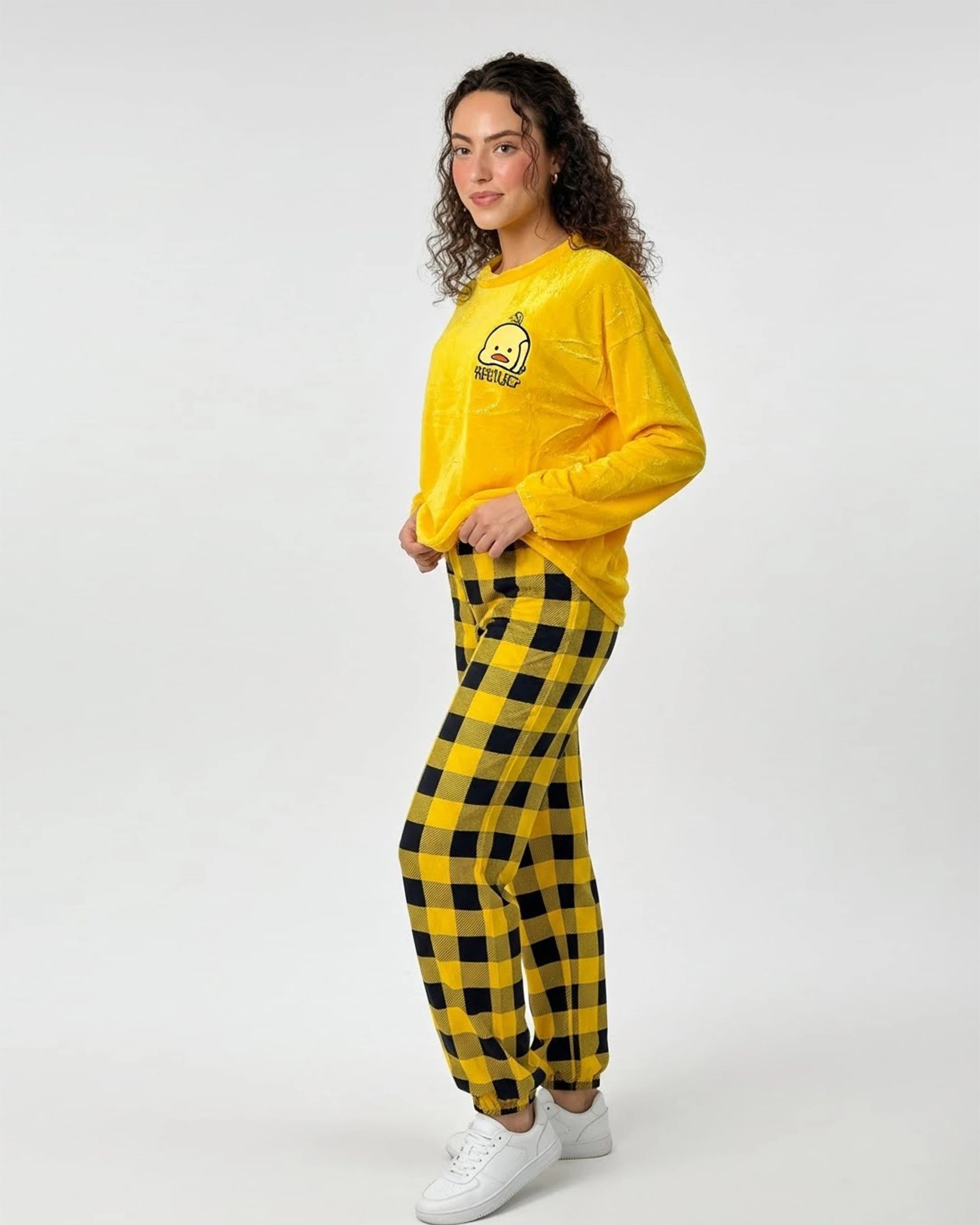 Fleece Pajama Suit - Warm Hive
