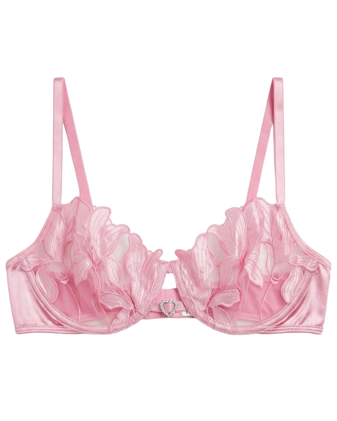 Non Padded Bra Set - Roselle Bloom - Pink
