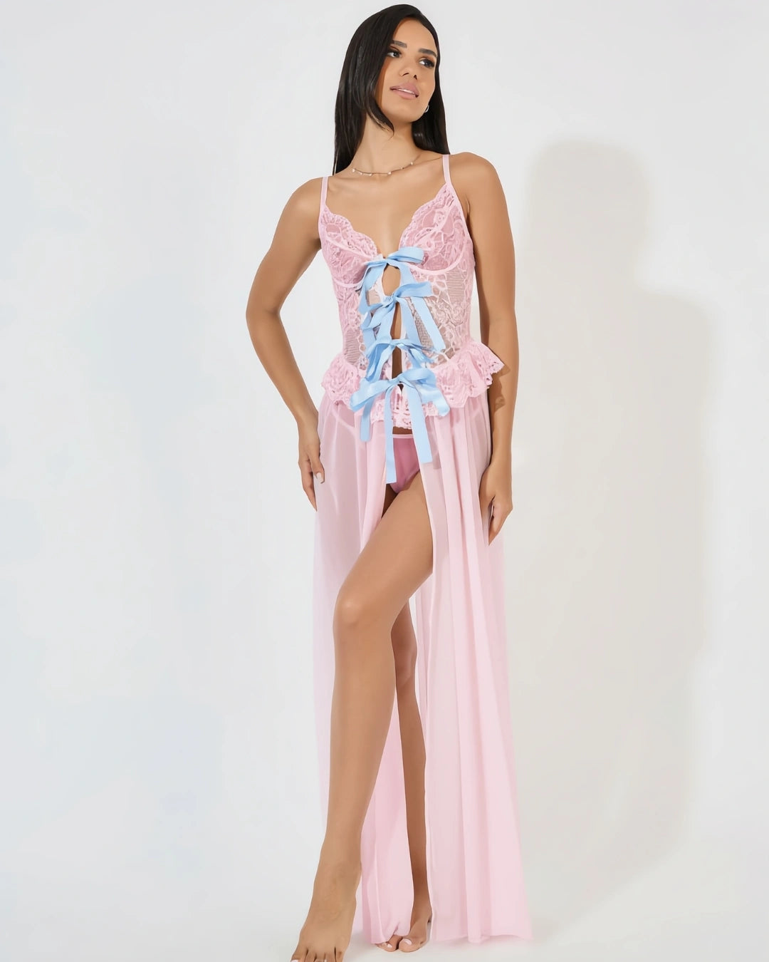 Babydoll Lingerie  - Celestine - Pink