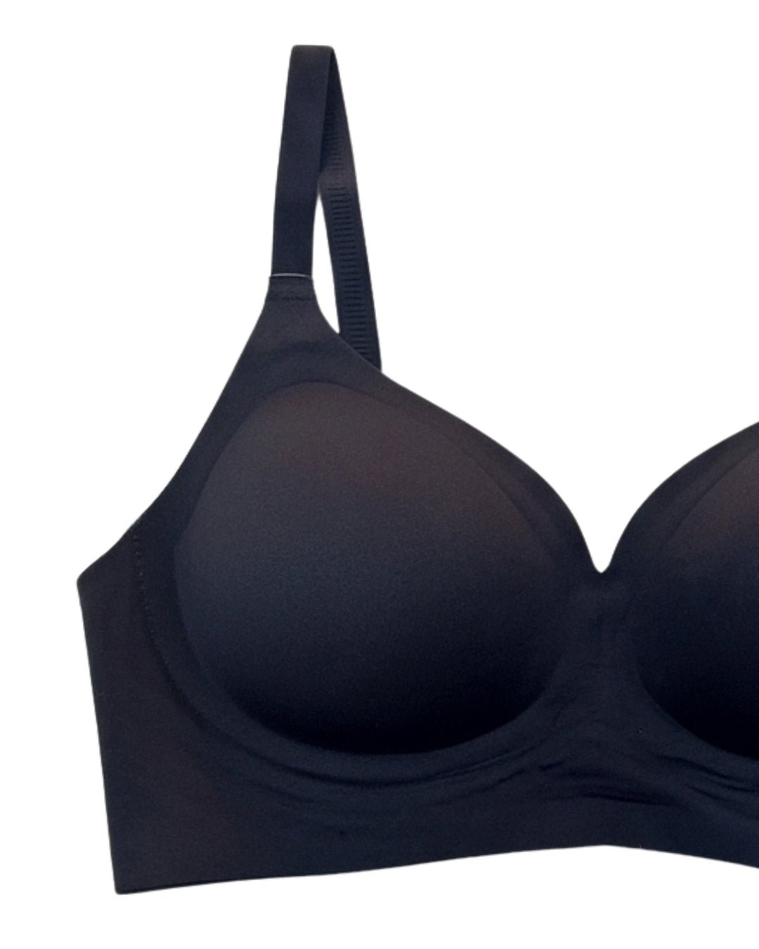 Padded Seamless Soft Bra - Black